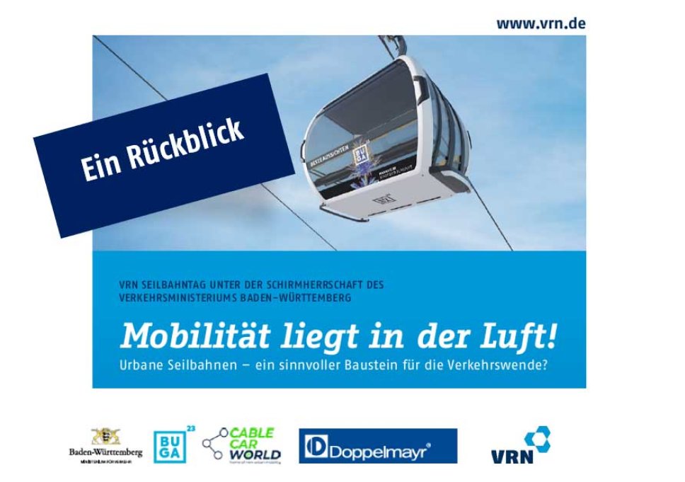 Bild einer Seilbahn-Gondel auf einem Plakat