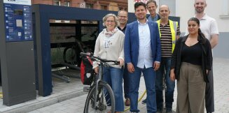 Kaiserslautern: Erste VRNradbox-Sammelanlage eingeweiht