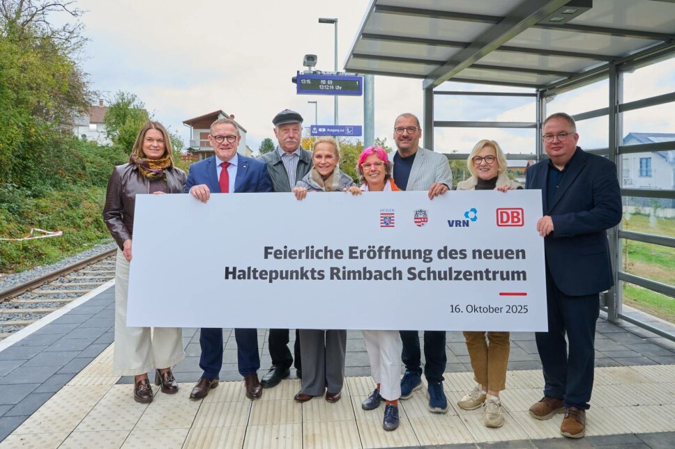 36-25 Feierliche Eröffnung Des Neuen Haltepunkts Rimbach Schulzentrum